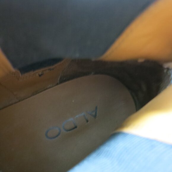 Aldo Suede Leather Chelsea Boots Shoes Men's Dress Footwear Fashion Bota 12 - Picture 7 of 7